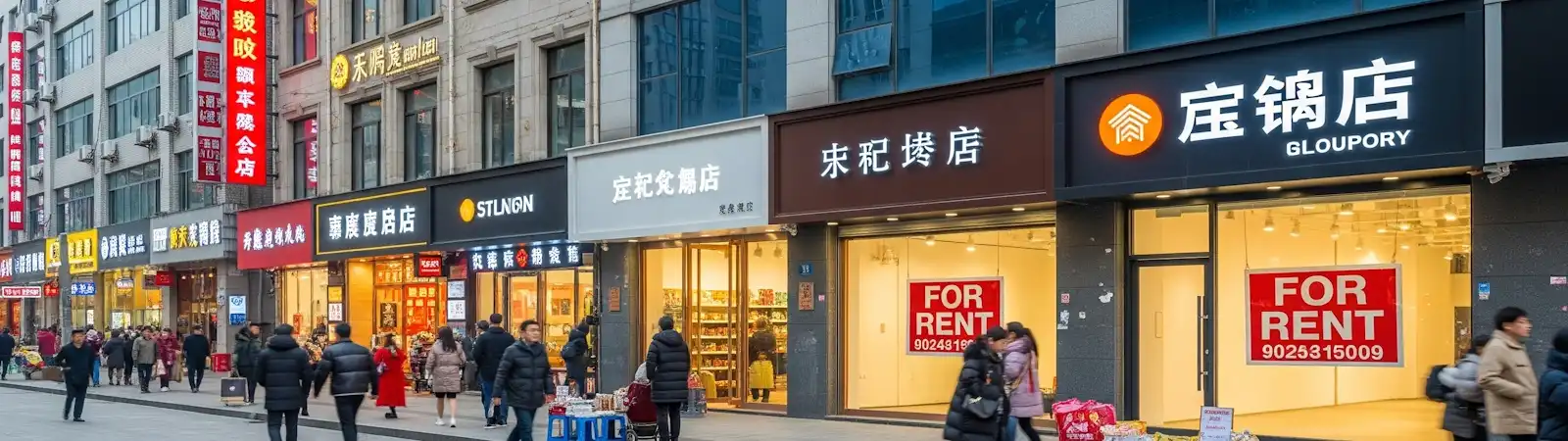 Commercial properties for rent in Dalian