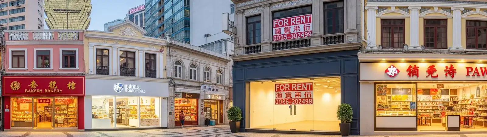 List Retail space for rent in Retail Space For Rent In Macau